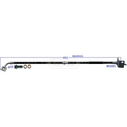 Brake Hose Pipe BORG & BECK BBH9033 OE Ref 144817700B