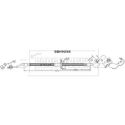 Brake Hose Pipe BORG & BECK BBH9058 OE Ref 58731D3500