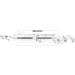 Brake Hose Pipe BORG & BECK BBH9059 OE Ref 58732D3500 BORG & BECK