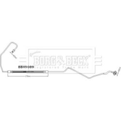 Brake Hose Pipe BORG & BECK BBH9089 OE Ref 4888EC