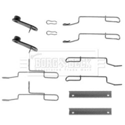 Brake Disc Pad Accessory Kit BORG & BECK BBK1020 OE Ref 95590838