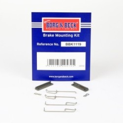Brake Disc Pad Accessory Kit BORG & BECK BBK1119 BORG & BECK