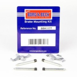 Brake Disc Pad Accessory Kit BORG & BECK BBK1177 BORG & BECK
