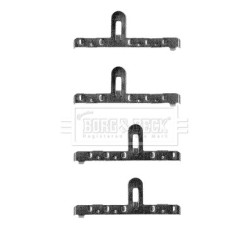 Brake Disc Pad Accessory Kit BORG & BECK BBK1184
