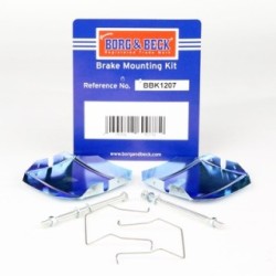 Brake Disc Pad Accessory Kit BORG & BECK BBK1207 BORG & BECK