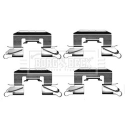 Brake Disc Pad Accessory Kit BORG & BECK BBK1212 OE Ref 126099600