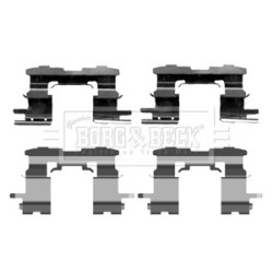 Brake Disc Pad Accessory Kit BORG & BECK BBK1216 OE Ref 04947-52010