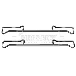 Brake Disc Pad Accessory Kit BORG & BECK BBK1219 OE Ref 1K0 615 269