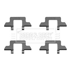 Brake Disc Pad Accessory Kit BORG & BECK BBK1220 OE Ref 95712420