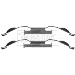 Brake Disc Pad Accessory Kit BORG & BECK BBK1228 OE Ref 4778606
