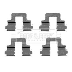 Brake Disc Pad Accessory Kit BORG & BECK BBK1230 OE Ref 1K0 615 231