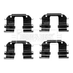 Brake Disc Pad Accessory Kit BORG & BECK BBK1233 OE Ref 96128500