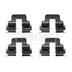 Brake Disc Pad Accessory Kit BORG & BECK BBK1234 OE Ref A0041247000