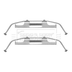 Brake Disc Pad Accessory Kit BORG & BECK BBK1235 OE Ref 34 11 6 757 037