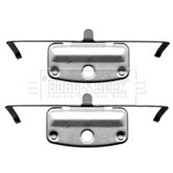 Brake Disc Pad Accessory Kit BORG & BECK BBK1236 OE Ref 34116792692