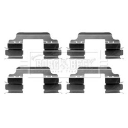 Brake Disc Pad Accessory Kit BORG & BECK BBK1237