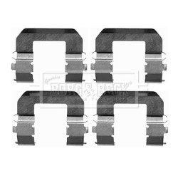 Brake Disc Pad Accessory Kit BORG & BECK BBK1238 OE Ref 58116-17000