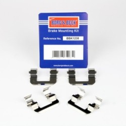Brake Disc Pad Accessory Kit BORG & BECK BBK1238 OE Ref 58116-17000 BORG & BECK