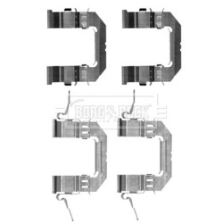 Brake Disc Pad Accessory Kit BORG & BECK BBK1244 OE Ref 41080-0V726
