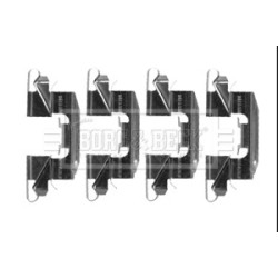 Brake Disc Pad Accessory Kit BORG & BECK BBK1245 OE Ref 44080-EA026