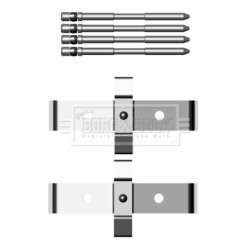 Brake Disc Pad Accessory Kit BORG & BECK BBK1248