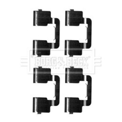 Brake Disc Pad Accessory Kit BORG & BECK BBK1250