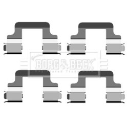 Brake Disc Pad Accessory Kit BORG & BECK BBK1254 OE Ref 8P0 615 231 A