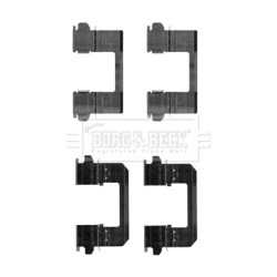 Brake Disc Pad Accessory Kit BORG & BECK BBK1256 OE Ref 41009-64000