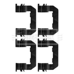 Brake Disc Pad Accessory Kit BORG & BECK BBK1276 OE Ref 58144-2B000