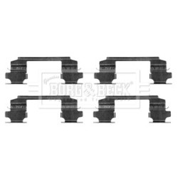 Brake Disc Pad Accessory Kit BORG & BECK BBK1282 OE Ref 41080-8H385