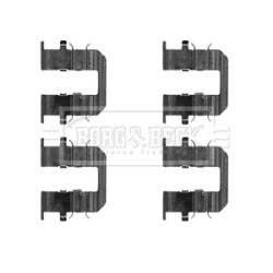 Brake Disc Pad Accessory Kit BORG & BECK BBK1284 OE Ref DA0171200