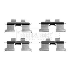 Brake Disc Pad Accessory Kit BORG & BECK BBK1285 OE Ref DA0166700