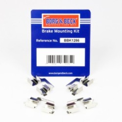 Brake Disc Pad Accessory Kit BORG & BECK BBK1286 BORG & BECK