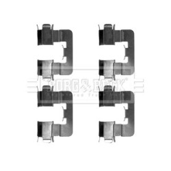 Brake Disc Pad Accessory Kit BORG & BECK BBK1294 OE Ref 04409-91000