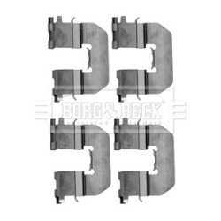 Brake Disc Pad Accessory Kit BORG & BECK BBK1296