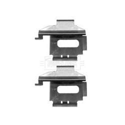 Brake Disc Pad Accessory Kit BORG & BECK BBK1299 OE Ref A004 128 20 00