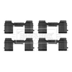 Brake Disc Pad Accessory Kit BORG & BECK BBK1303 BORG & BECK