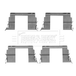 Brake Disc Pad Accessory Kit BORG & BECK BBK1317 BORG & BECK
