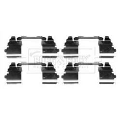 Brake Disc Pad Accessory Kit BORG & BECK BBK1318 OE Ref 7551768