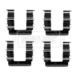 Brake Disc Pad Accessory Kit BORG & BECK BBK1333 OE Ref DA0161500