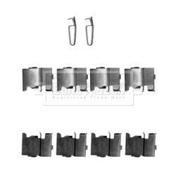 Brake Disc Pad Accessory Kit BORG & BECK BBK1338 OE Ref 1261-77-500