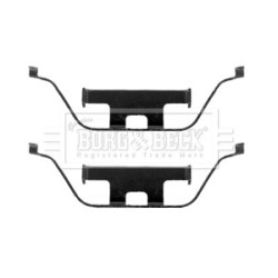 Brake Disc Pad Accessory Kit BORG & BECK BBK1343 OE Ref 34211166240