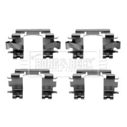 Brake Disc Pad Accessory Kit BORG & BECK BBK1344 OE Ref 45012-570-000