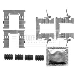 Brake Disc Pad Accessory Kit BORG & BECK BBK1361 OE Ref D10801FE0A