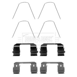 Brake Disc Pad Accessory Kit BORG & BECK BBK1363 OE Ref 45237-S9A-003