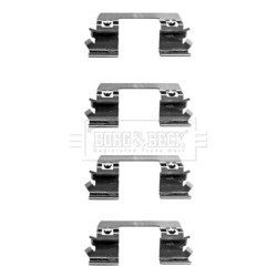 Brake Disc Pad Accessory Kit BORG & BECK BBK1369 OE Ref A004 123 40 00