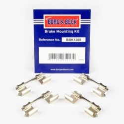 Brake Disc Pad Accessory Kit BORG & BECK BBK1369 OE Ref A004 123 40 00 BORG & BECK