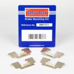 Brake Disc Pad Accessory Kit BORG & BECK BBK1371 OE Ref 77 01 609 000 BORG & BECK