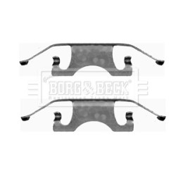 Brake Disc Pad Accessory Kit BORG & BECK BBK1374 OE Ref A004 164 00 00
