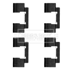 Brake Disc Pad Accessory Kit BORG & BECK BBK1383 OE Ref 5190870-AA